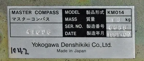 500PT Yokogawa Middle Master Compass