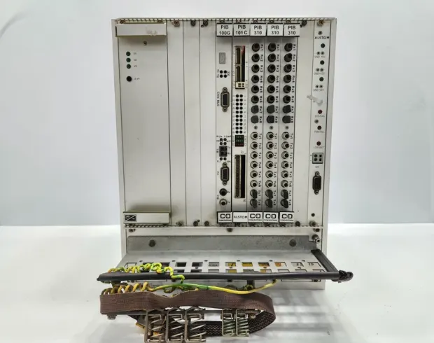 ALSTOM BGTR 8HE 8-Slot VME Rack PIB 903 Industrial Control Rack