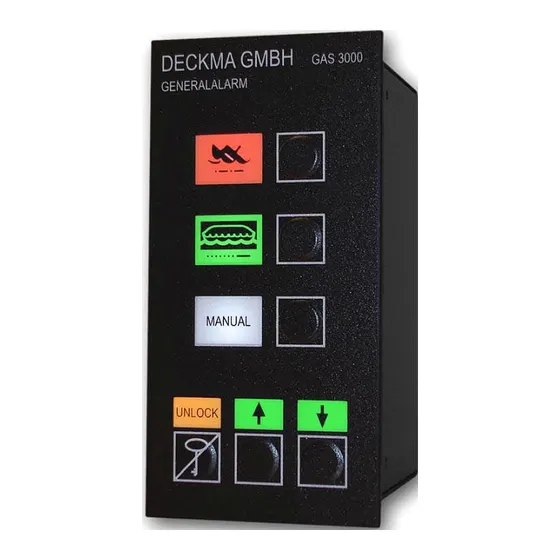DECKMA GAS 3000 General Alarm Panel | Marine General Alarm System 24VDC