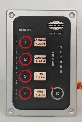 PHONTECH MPA-1603-208-03118-009-REV-2 Alarm Panel