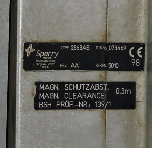 Sperry Marine 2863-AB Speed Log Preamplifier Rev-AA